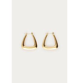 My Jewellery My Jewellery - Bold oorbellen triangel - goud