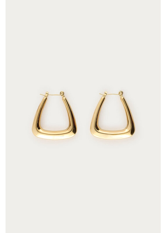 My Jewellery My Jewellery - Bold oorbellen triangel - goud