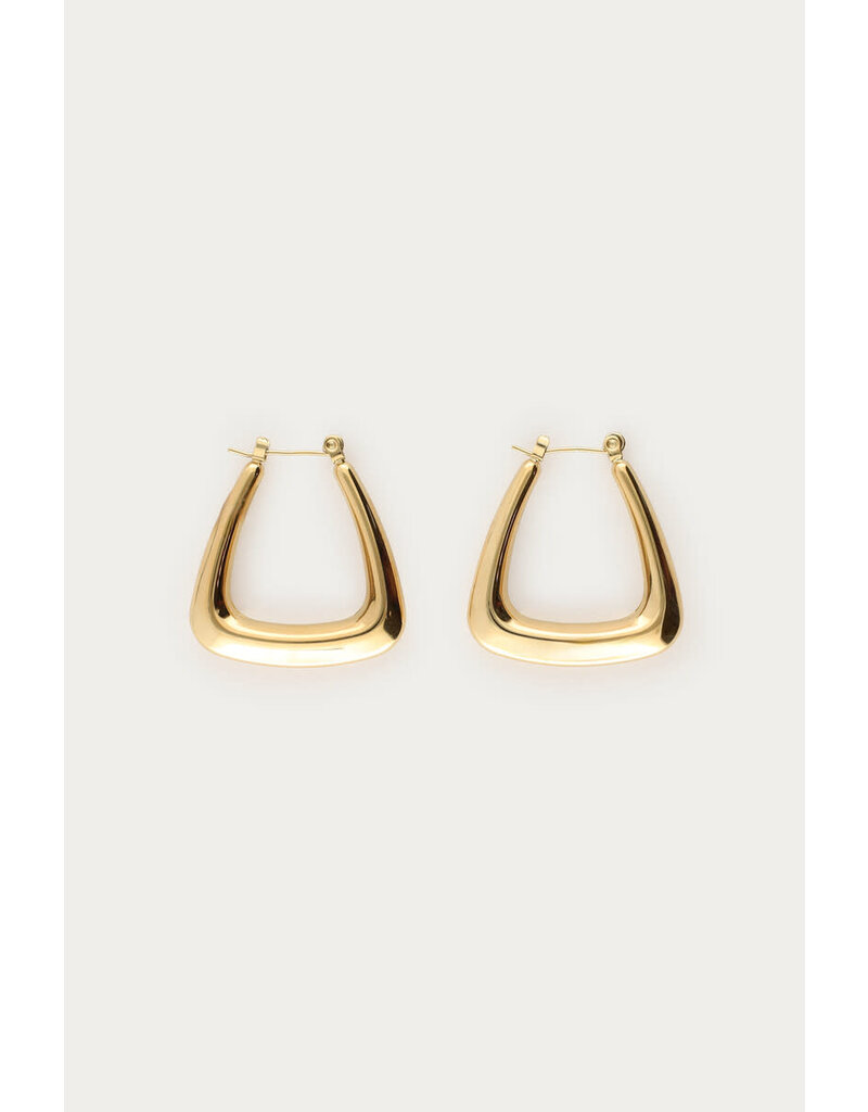 My Jewellery My Jewellery - Bold oorbellen triangel - goud