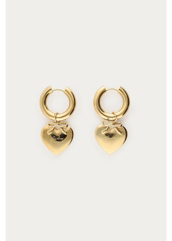 My Jewellery My Jewellery - Bold oorringen met hart - goud