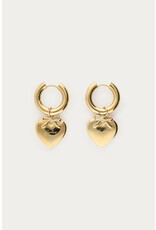 My Jewellery My Jewellery - Bold oorringen met hart - goud