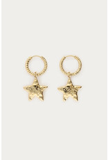 My Jewellery My Jewellery - Bold oorringen met ster - goud