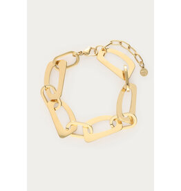 My Jewellery My Jewellery - Bold statement armband ovaal - goud