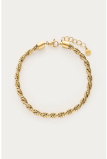 My Jewellery My Jewellery - Bold armband gedraaid - goud