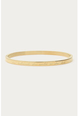 My Jewellery My Jewellery - Bold bangle "Believe" - goud