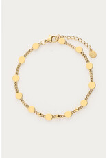 My Jewellery My Jewellery - Bold armband met munten - goud