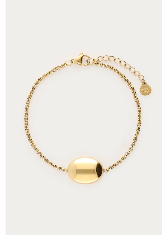 My Jewellery My Jewellery - Bold armband rond - goud
