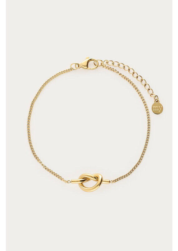 My Jewellery My Jewellery - Bold armband pretzel - goud