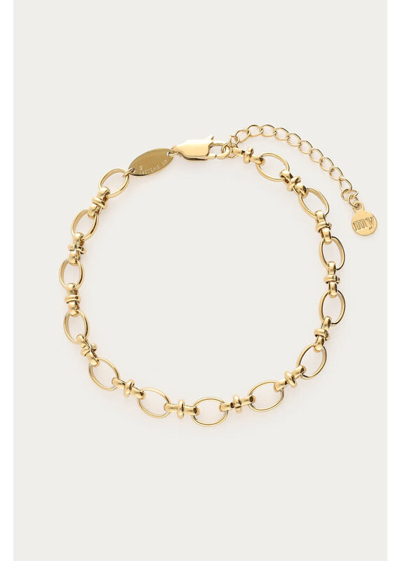 My Jewellery My Jewellery - Bold schakelarmband vintage - goud