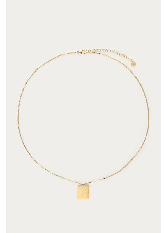 My Jewellery My Jewellery - Bold ketting met embrace bedel - goud