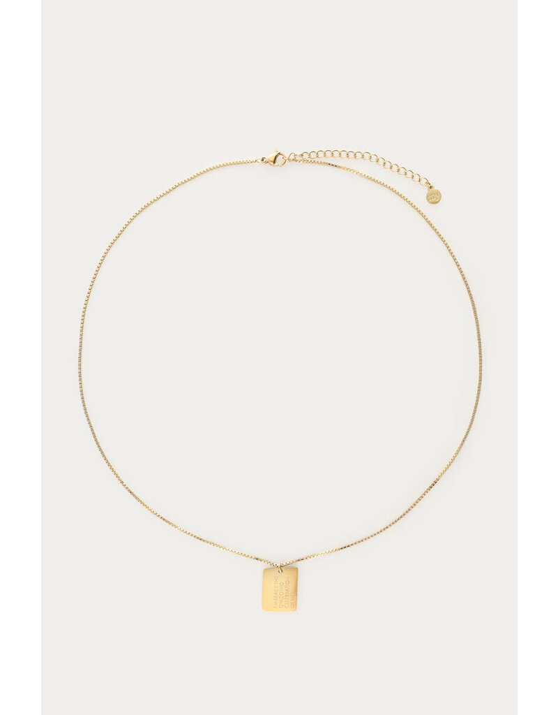 My Jewellery My Jewellery - Bold ketting met embrace bedel - goud