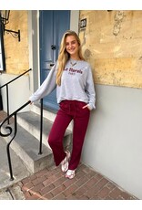 21Jewelz Casual pantalon met strik - bordeaux