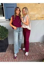 21Jewelz Wollige mouwloze top - bordeaux