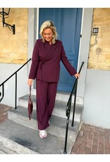 21Jewelz Effen overslag blazer - bordeaux