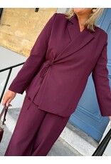 21Jewelz Effen overslag blazer - bordeaux