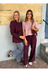 21Jewelz Effen overslag blazer - bordeaux