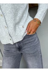 21Jewelz Effen vestje met knopen - grijs