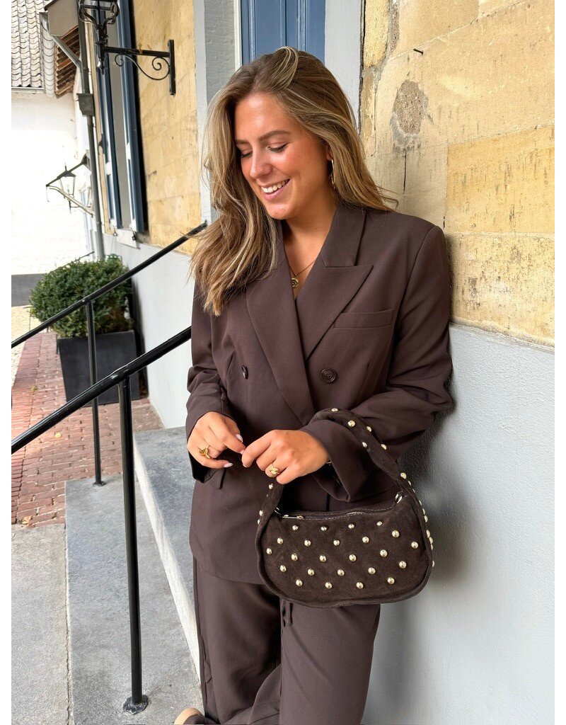21Jewelz Blazer met dubbele knopen - bruin