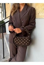 21Jewelz Blazer met dubbele knopen - bruin