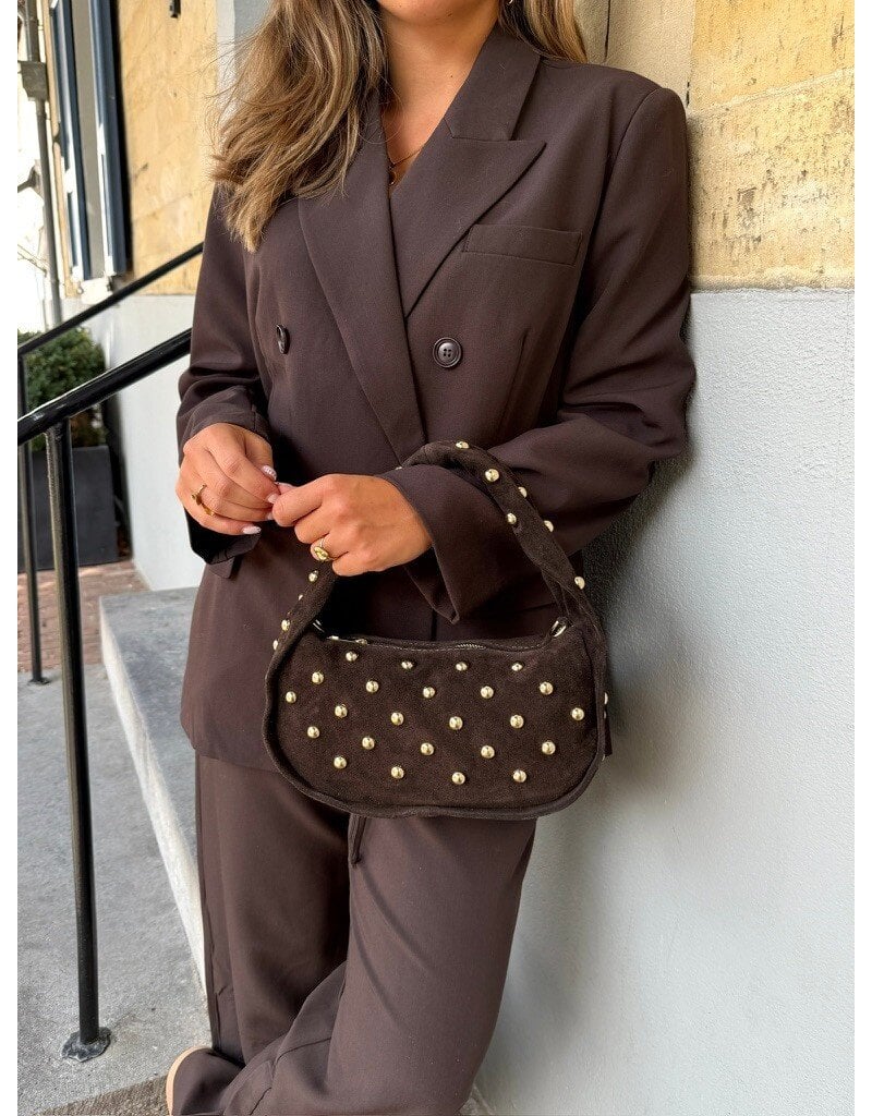 21Jewelz Blazer met dubbele knopen - bruin