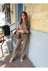 21Jewelz Donker taupe pantalon