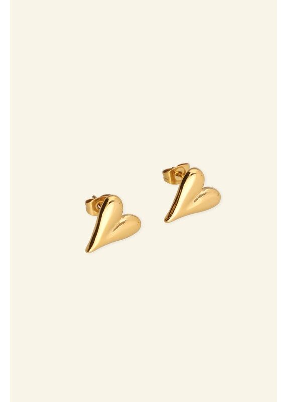 My Jewellery My Jewellery - Hart studs - goud