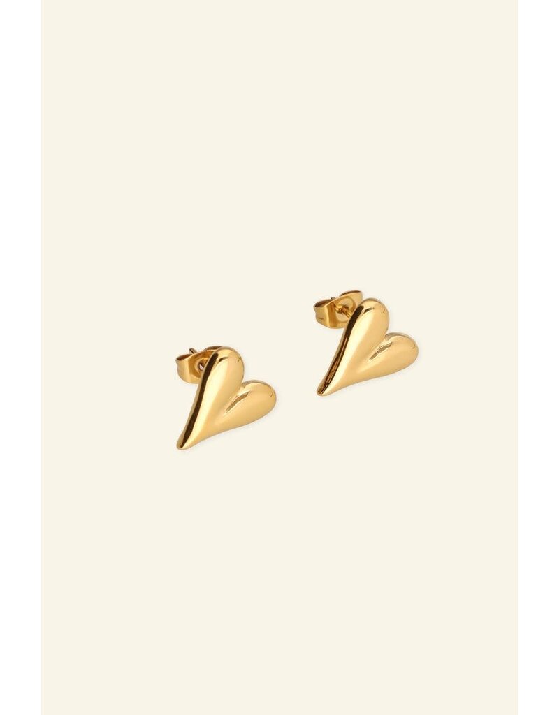 My Jewellery My Jewellery - Hart studs - goud
