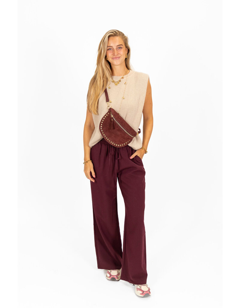 21Jewelz Wollige mouwloze top - beige