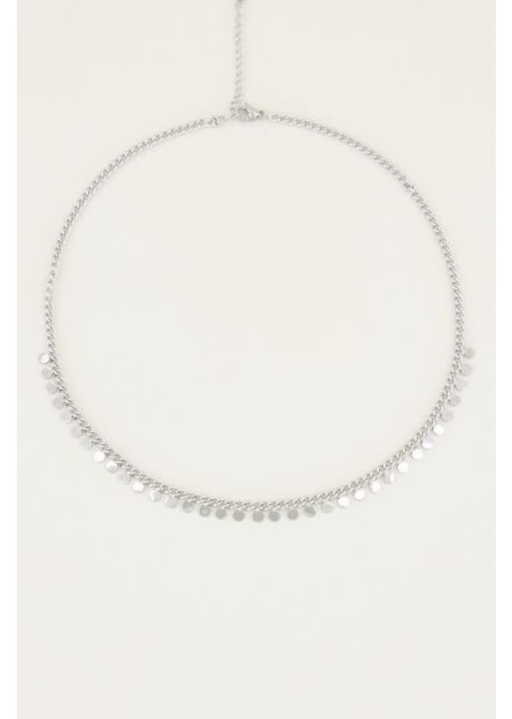 My Jewellery Ketting kleine muntjes zilver