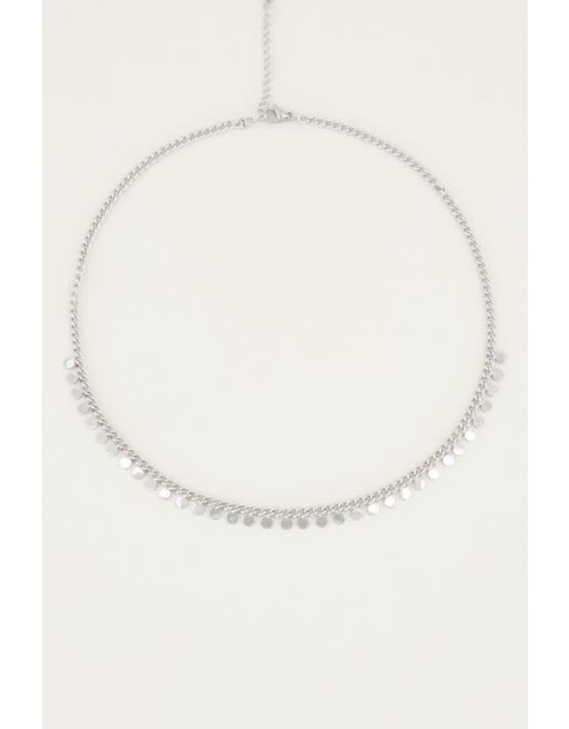 My Jewellery Ketting kleine muntjes zilver