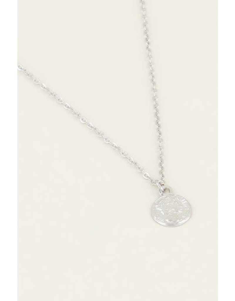 My Jewellery Ketting klein muntje zilver
