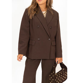 21Jewelz Blazer met dubbele knopen - bruin