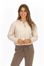 21Jewelz Effen vestje met knopen - beige