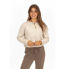 21Jewelz Effen vestje met knopen - beige