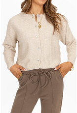 21Jewelz Effen vestje met knopen - beige