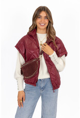 21Jewelz Gewatteerde bodywarmer - bordeaux