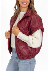 21Jewelz Gewatteerde bodywarmer - bordeaux