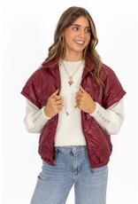 21Jewelz Gewatteerde bodywarmer - bordeaux