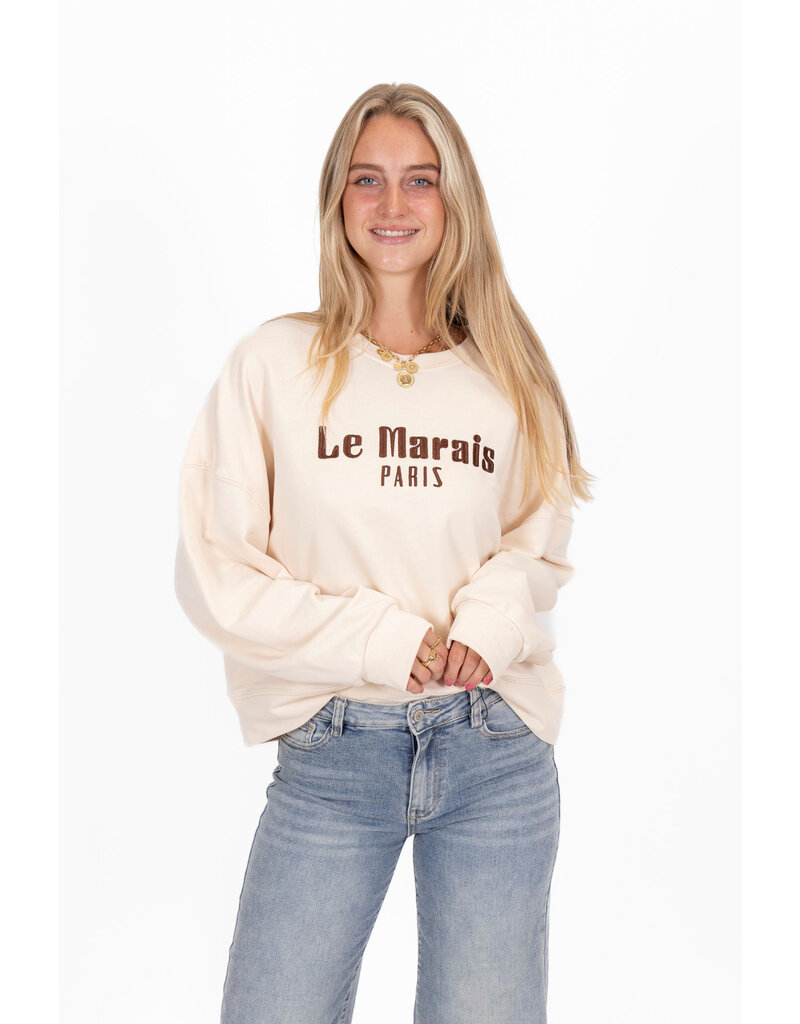 21Jewelz Sweater Le Marais - ecru
