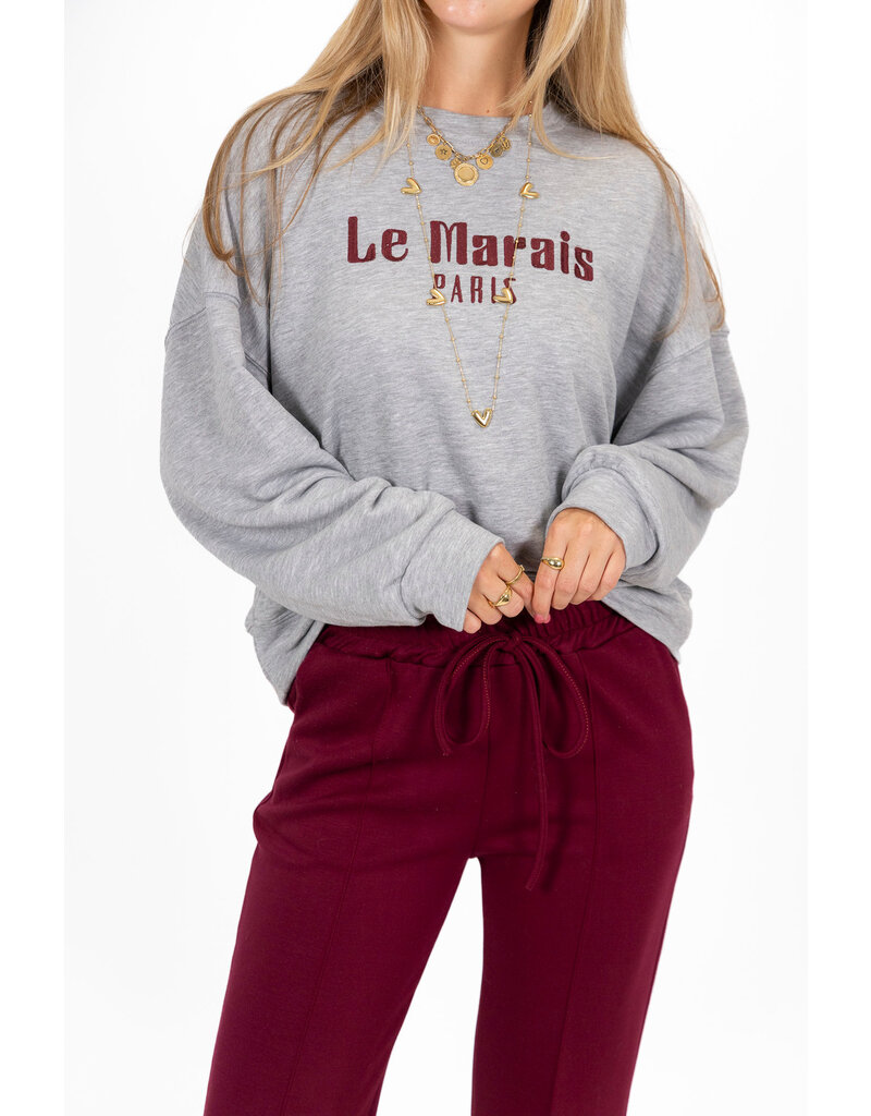 21Jewelz Sweater Le Marais - grijs
