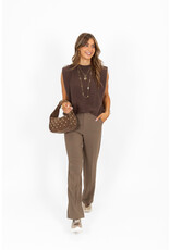 21Jewelz Donker taupe pantalon
