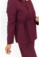 21Jewelz Effen overslag blazer - bordeaux