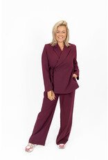 21Jewelz Effen overslag blazer - bordeaux