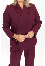 21Jewelz Effen overslag blazer - bordeaux