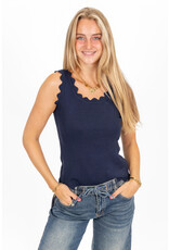 21Jewelz Zigzag topje - navy blauw