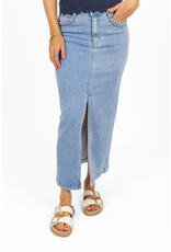 21Jewelz Denim rok met gevlochten detail