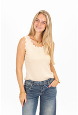 21Jewelz Zigzag topje - beige