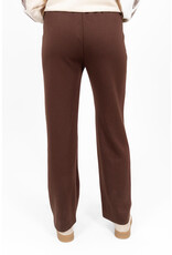 21Jewelz Casual pantalon met strik - choco bruin