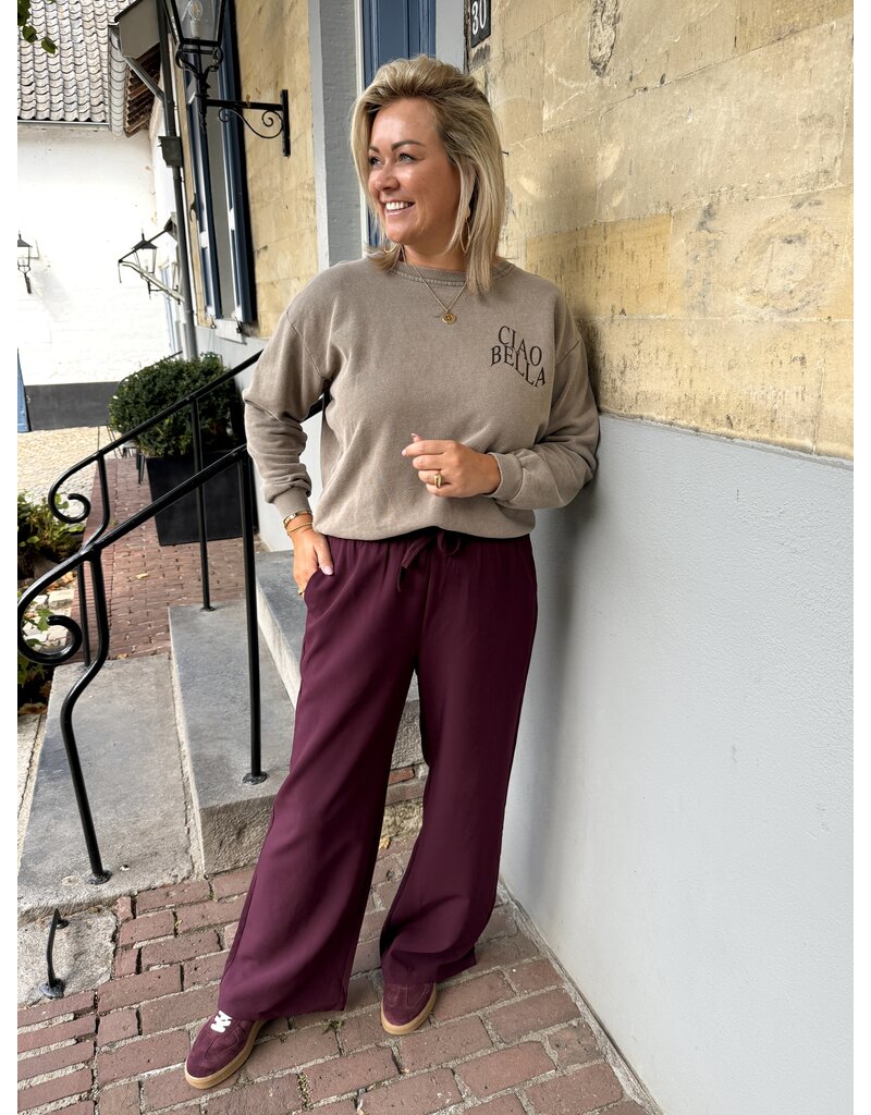 21Jewelz Effen casual jogger - bordeaux