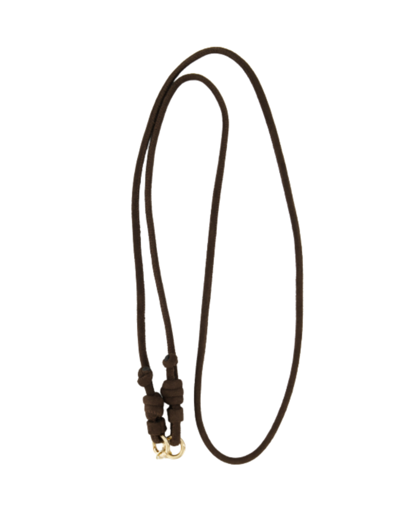 21Jewelz Telefoonkoord - suede donkerbruin
